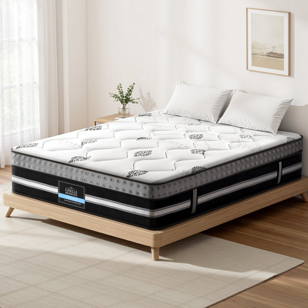 Giselle Bedding Double Mattress 35cm Bed in a Box Pocket Spring Gel Memory Foam Giselle Bedding