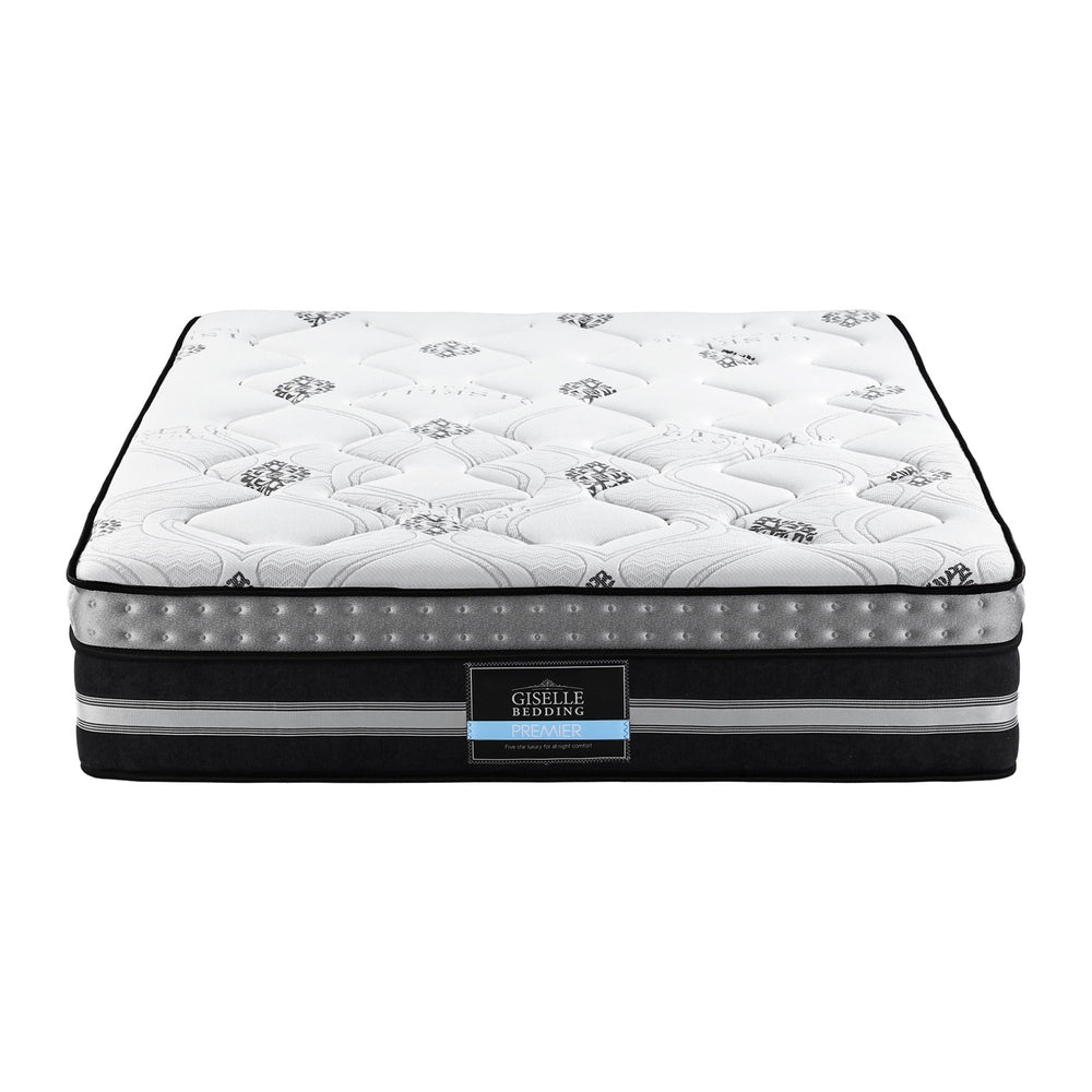 Giselle Bedding King Mattress 35cm Bed in a Box Pocket Spring Gel Memory Foam Giselle Bedding