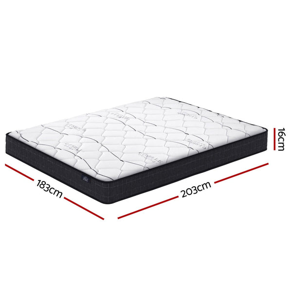 Giselle Bedding 16cm Mattress Medium Firm King Giselle Bedding