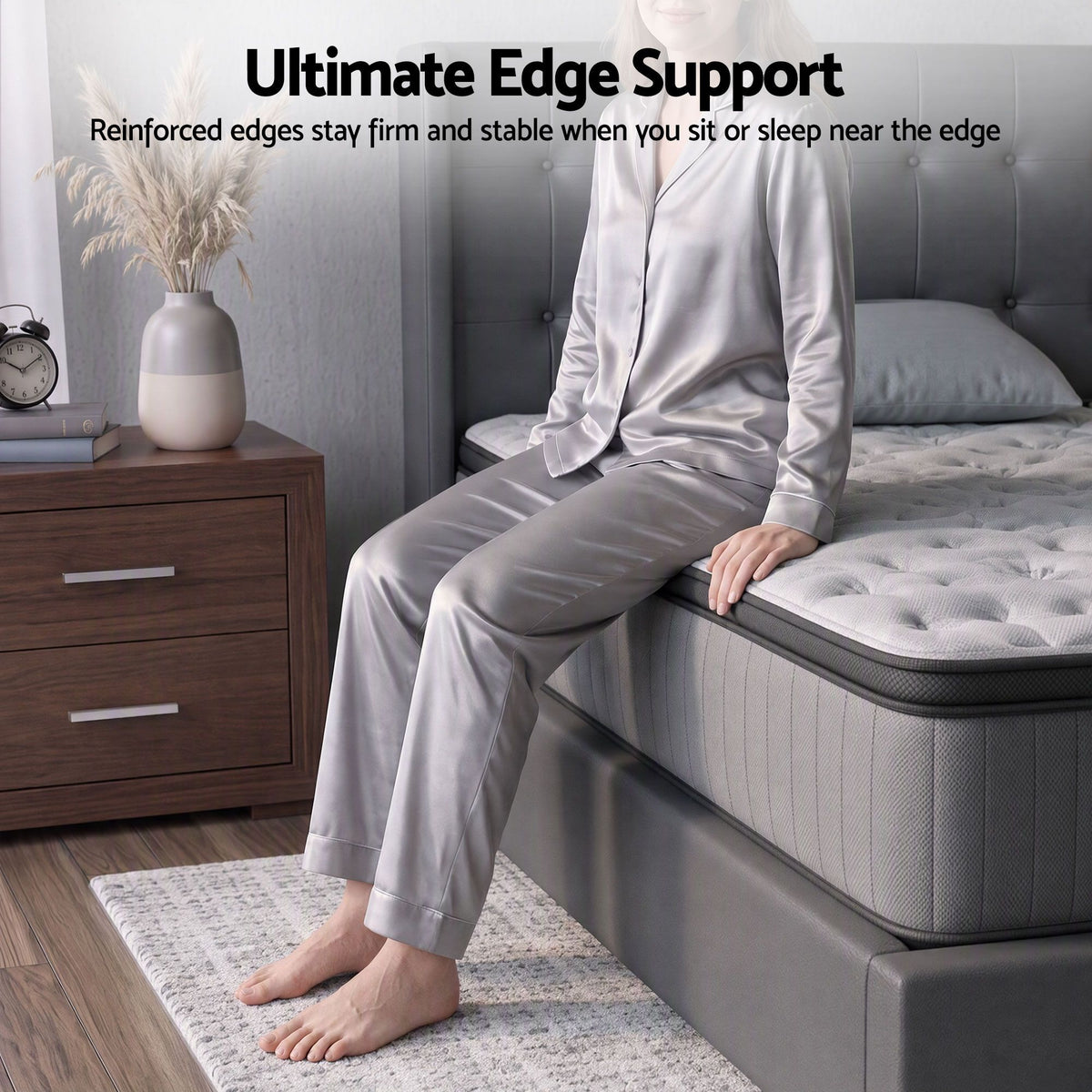 Bed Mattress Giselle 34cm King Single Giselle Bedding