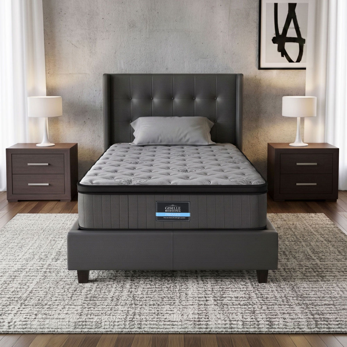 Bed Mattress Giselle 34cm Single Giselle Bedding