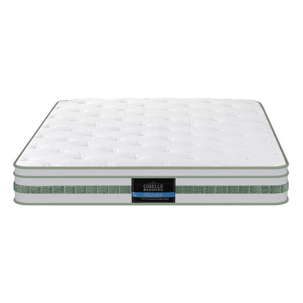 20cm Giselle Mattress King Green Tea Mattresses Giselle Bedding