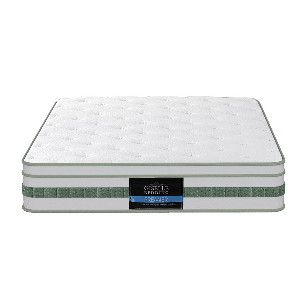 20cm Giselle Mattress King Single Green Tea Mattresses Giselle Bedding
