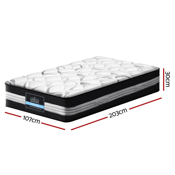 Giselle Bedding 30cm Mattress Medium Firm King Single Giselle Bedding