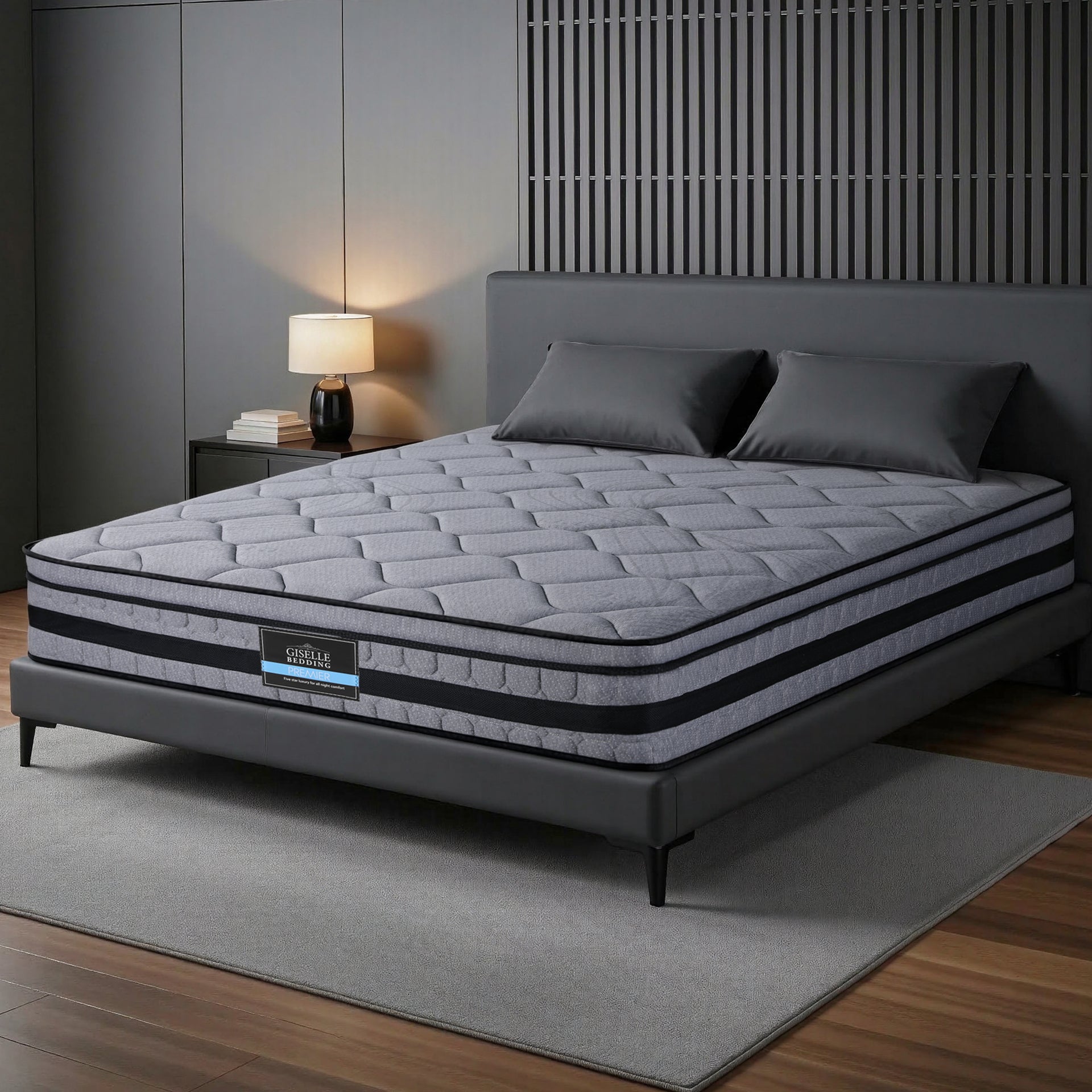 Giselle Bedding 34cm King Mattress Hybrid, Pocket Spring Bed Mattress Awezingly