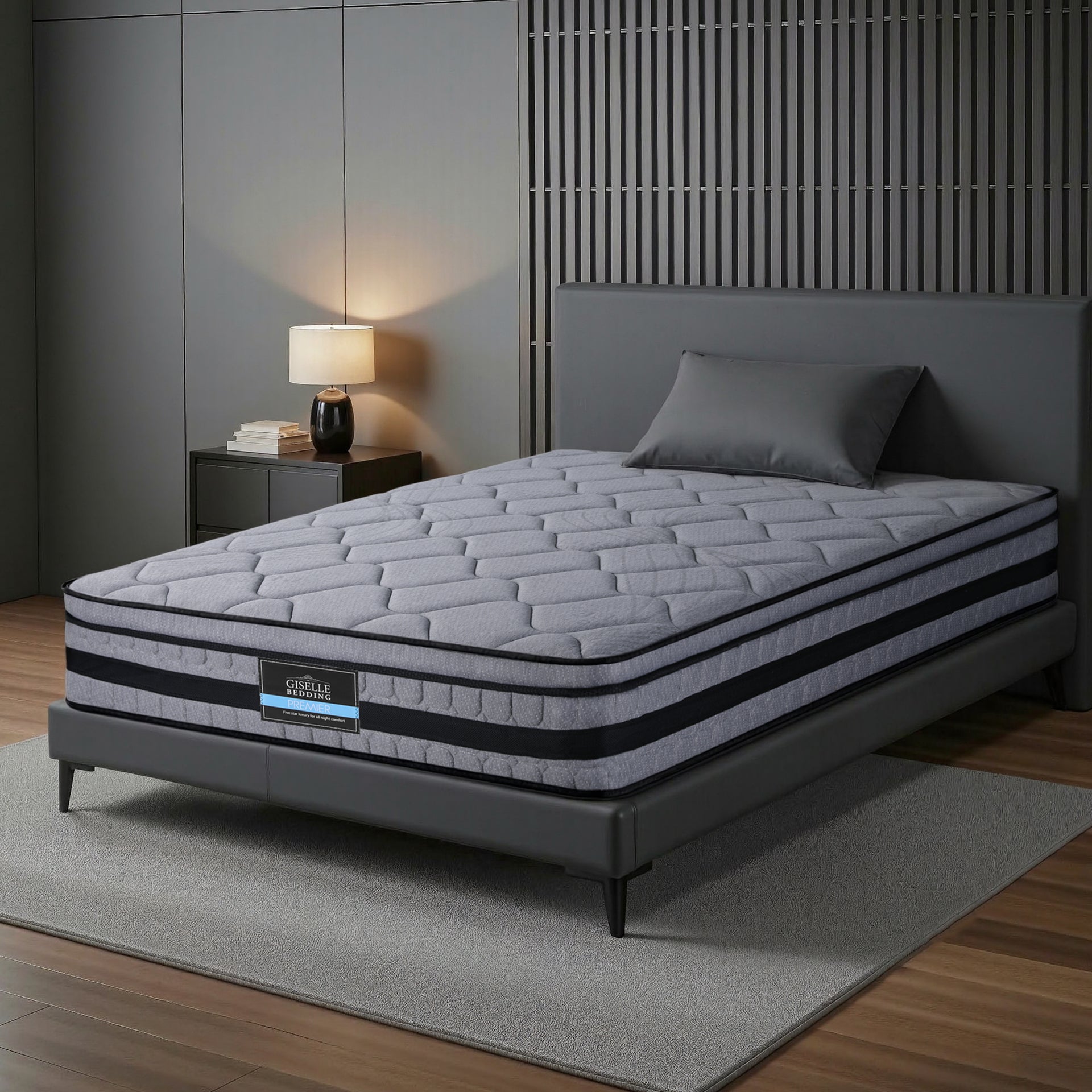 Giselle Bedding 34cm King Single Mattress Hybrid, Pocket Spring Bed Mattress Awezingly