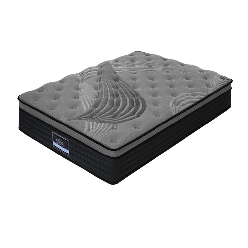 Giselle Bedding Alanya Euro Top Pocket Spring Mattress 34cm Thick – Single Giselle Bedding