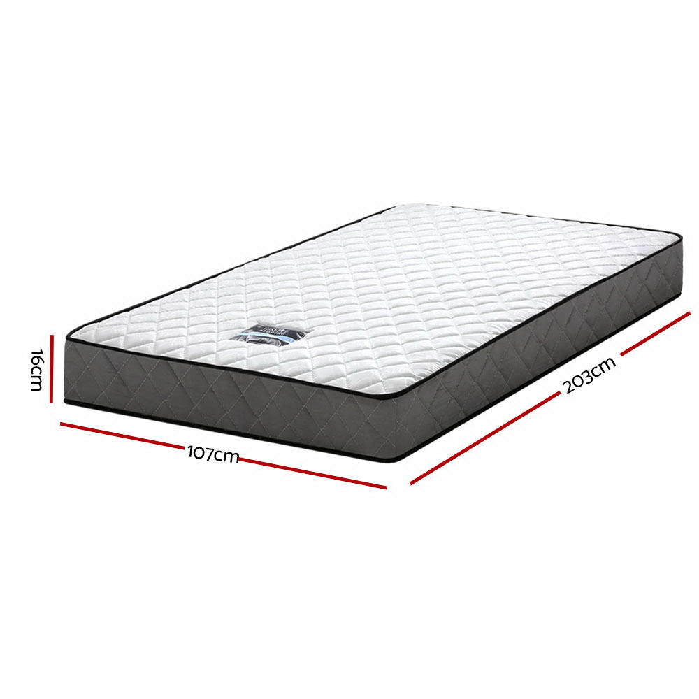 Giselle Bedding Alzbeta Bonnell Spring Mattress 16cm Thick – King Single Giselle Bedding