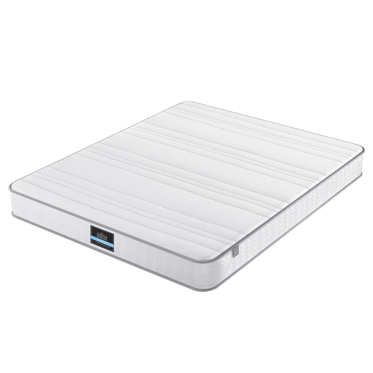 Giselle King Mattress 20cm with Reinforced Edge Support Egg-Crate Foam Awezingly