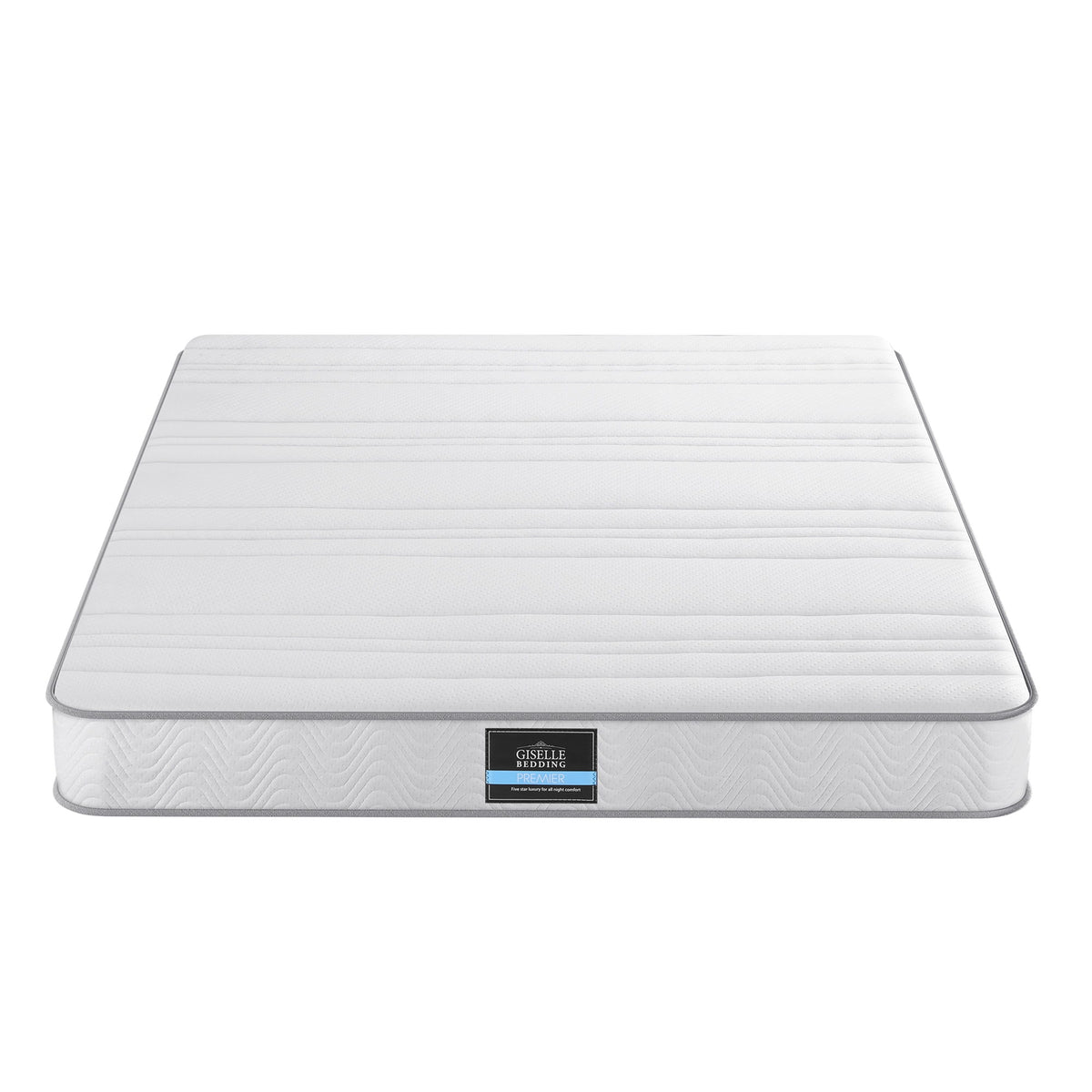Giselle King Mattress 20cm with Reinforced Edge Support Egg-Crate Foam Awezingly