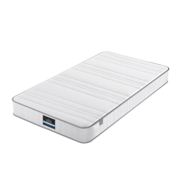 Giselle King Single Mattress 20cm with Reinforced Edge Support Egg-Crate Foam Awezingly