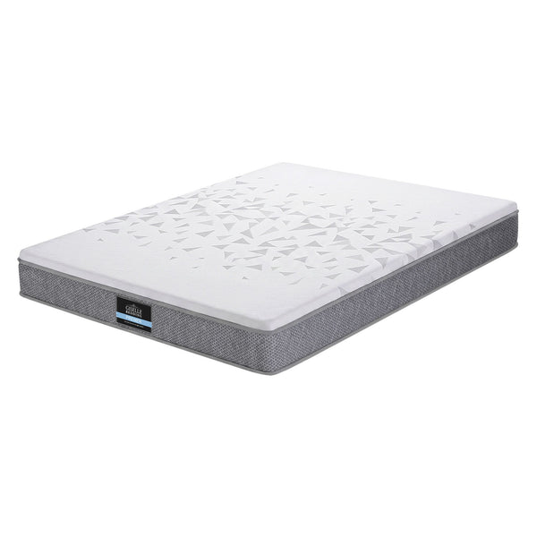 Giselle Bedding Double Mattress 23cm Pocket Spring Mattress with Adjustable Firmness Reversible Foam Layer for Medium Firm & Firm Support Motion Isolation Bedroom Bed Giselle Bedding