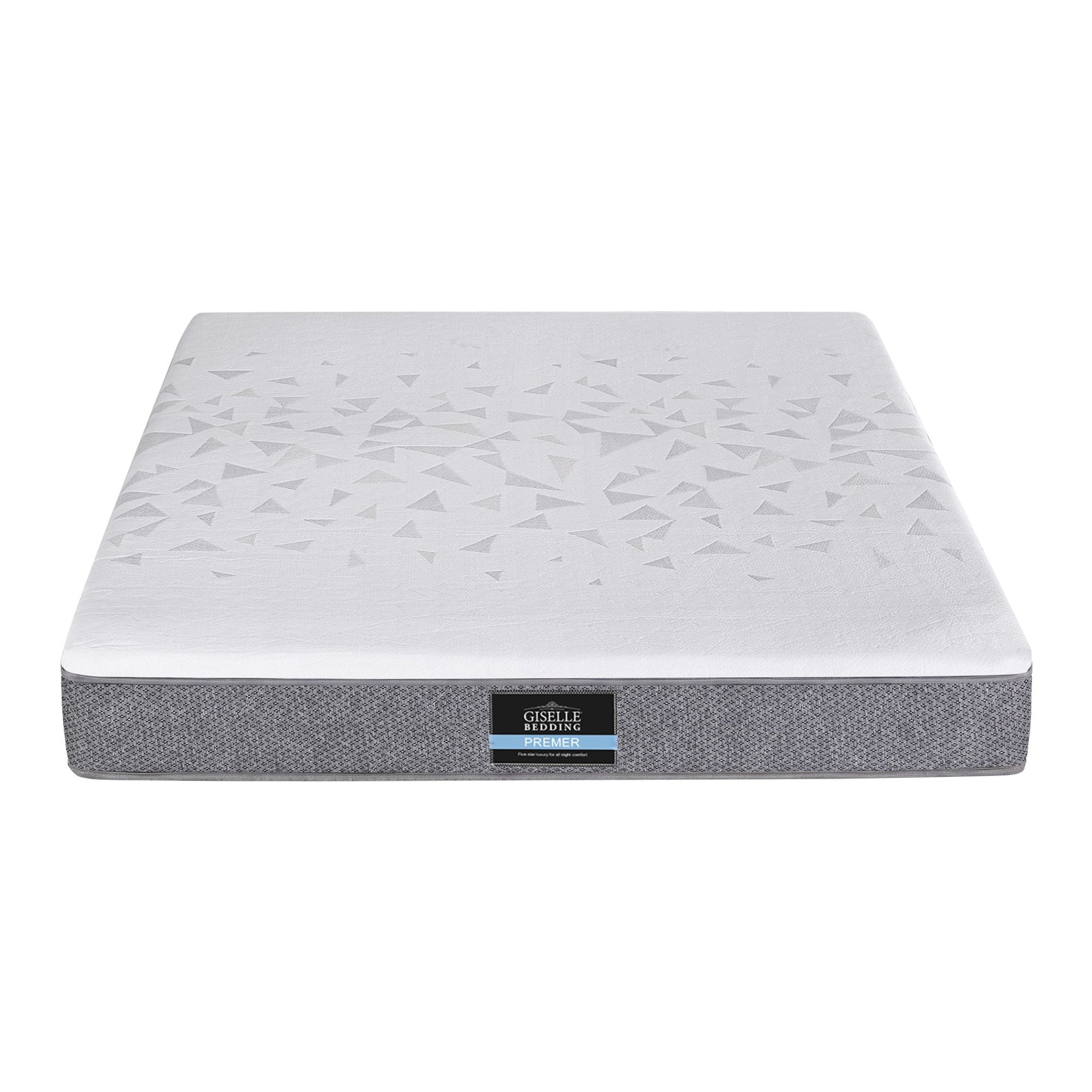 Giselle Bedding Double Mattress 23cm Pocket Spring Mattress with Adjustable Firmness Reversible Foam Layer for Medium Firm & Firm Support Motion Isolation Bedroom Bed Giselle Bedding