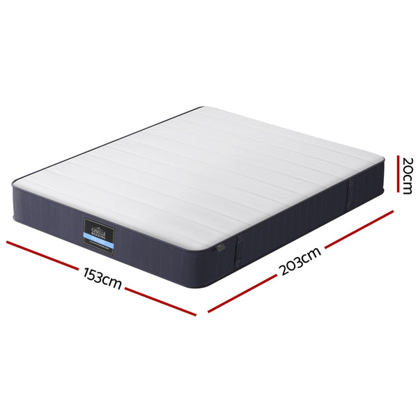 20cm Giselle Mattress Queen Bed Pocket Spring Mattresses Awezingly