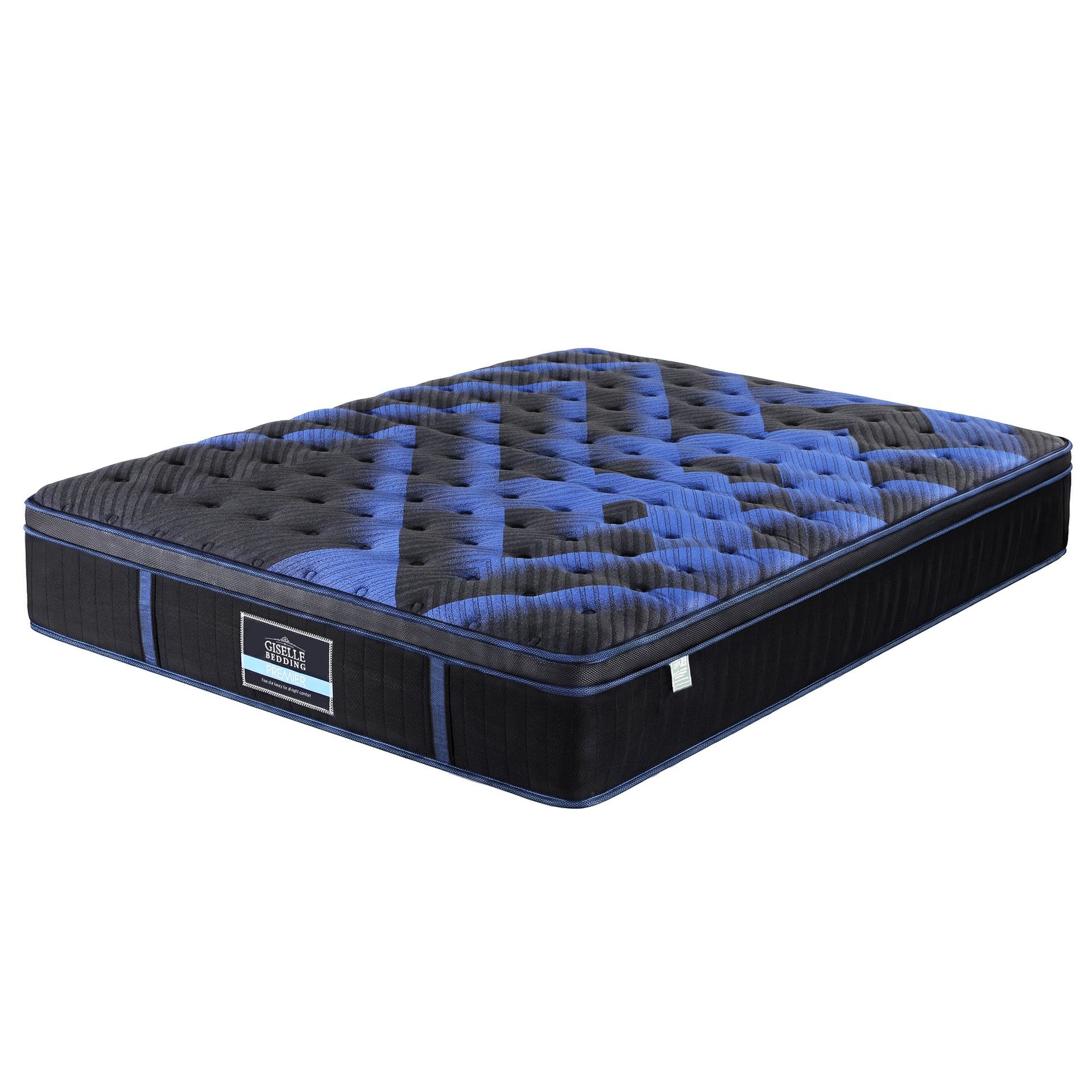 Giselle 34cm Double Hybrid Mattress with Cooling Gel Memory Foam and Edge Support Awezingly