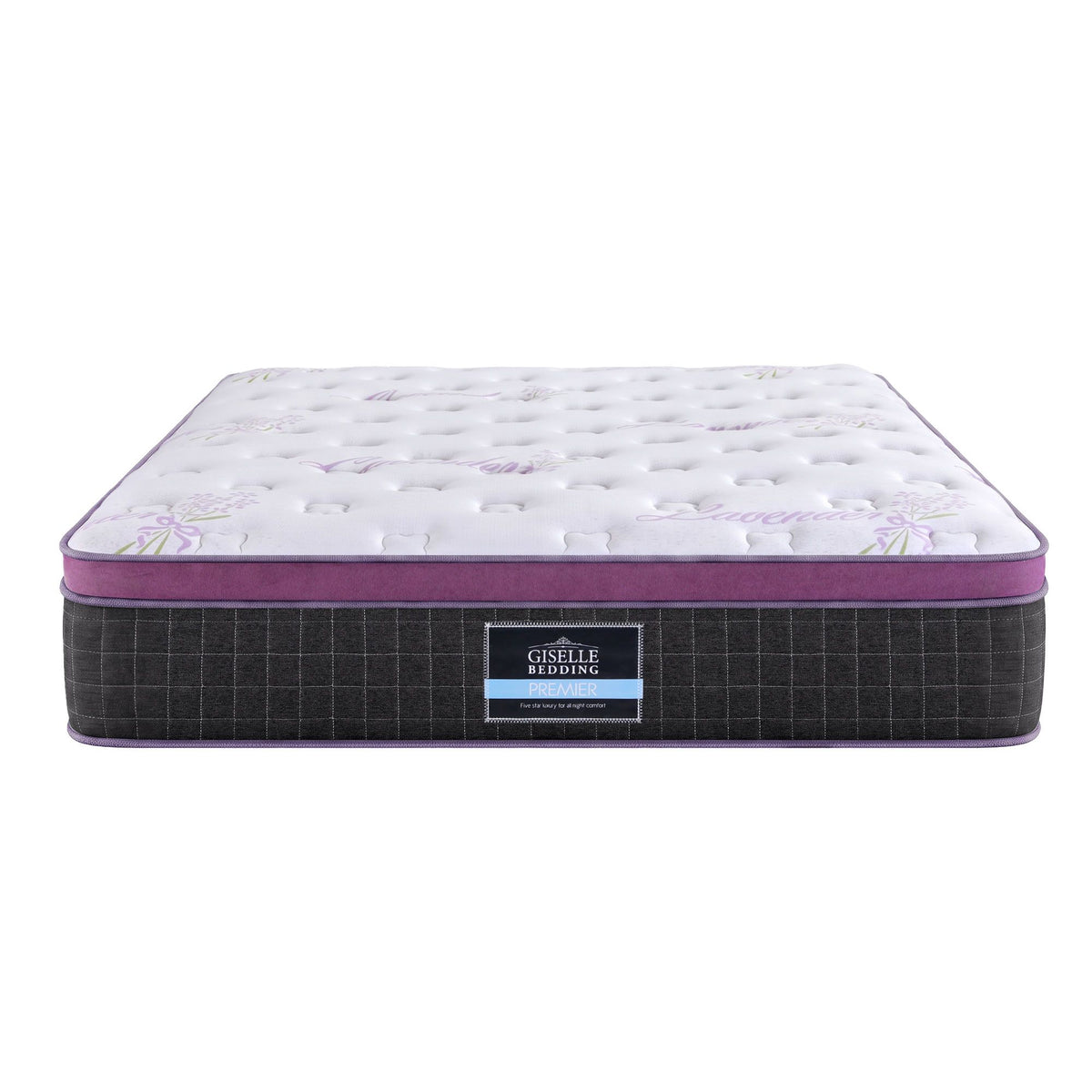 Giselle Double Euro Top Mattress Firm Pocket Spring Edge Support Awezingly