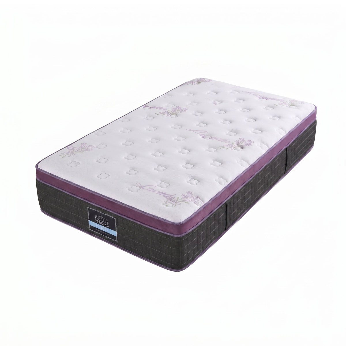 Giselle Single Euro Top Mattress Firm Pocket Spring Edge Support Awezingly