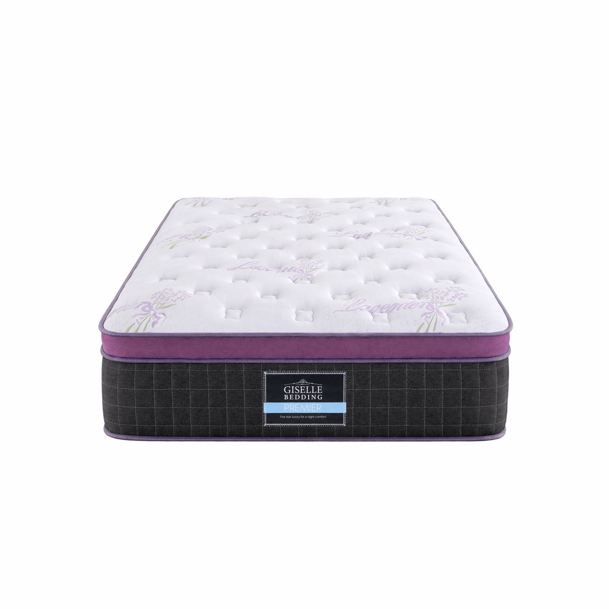 Giselle Single Euro Top Mattress Firm Pocket Spring Edge Support Awezingly