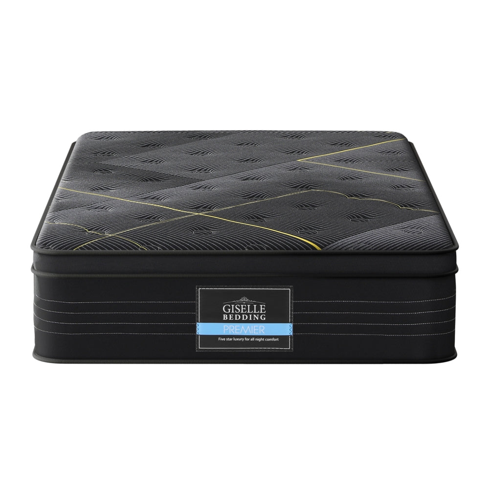 35cm Giselle Mattress King Single Bed Bamboo Pocket Firm Foam Awezingly
