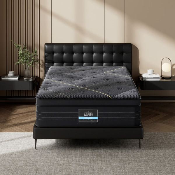 35cm Giselle Mattress Single Bed Bamboo Pocket Firm Foam Giselle Bedding