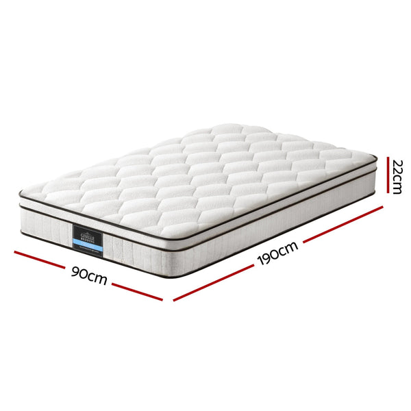 22cm Giselle Mattress Single Size Awezingly