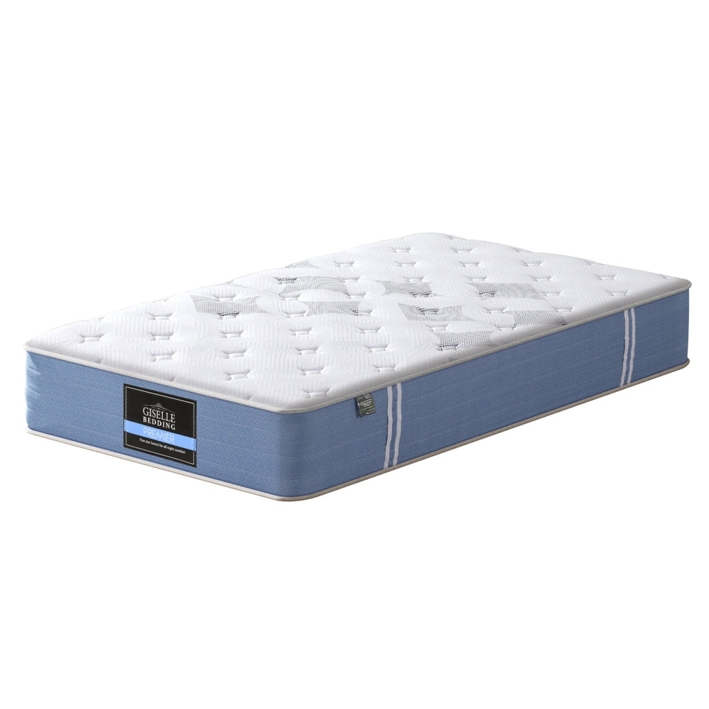 25cm Giselle Mattress Single Bed Pocket Spring Mattresses Giselle Bedding