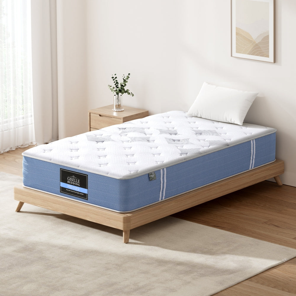 25cm Giselle Mattress Single Bed Pocket Spring Mattresses Giselle Bedding