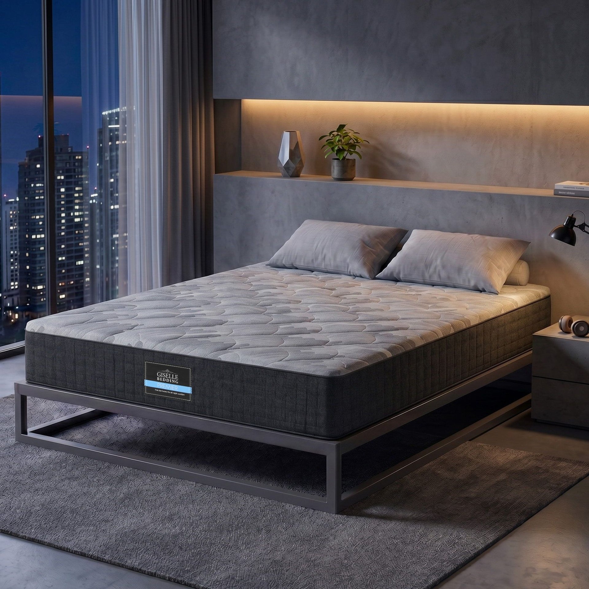 Giselle 30cm Double Mattress with Edge Support and 5-Zone Comfort Awezingly