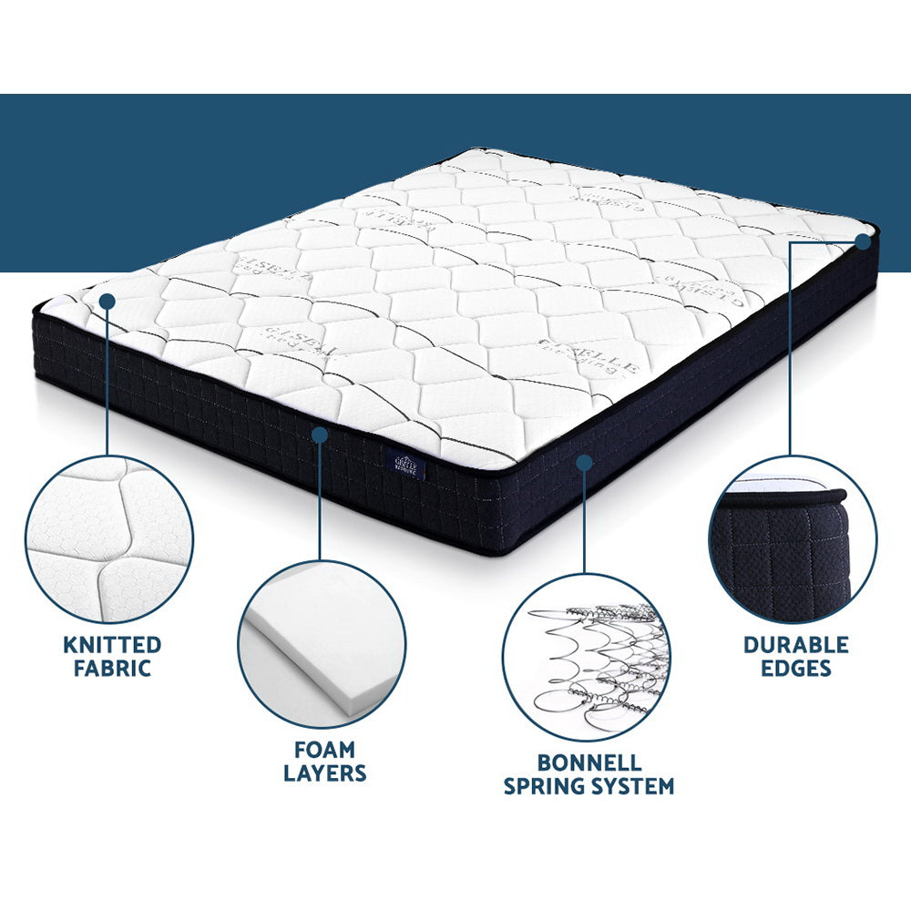 Giselle Bedding Glay Bonnell Spring Mattress 16cm Thick Double Giselle Bedding