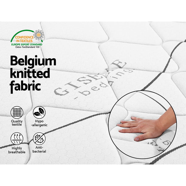 Giselle Bedding Glay Bonnell Spring Mattress 16cm Thick Double Giselle Bedding