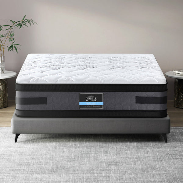 Giselle Bedding Luna Euro Top Cool Gel Pocket Spring Mattress 36cm Thick Double Giselle Bedding