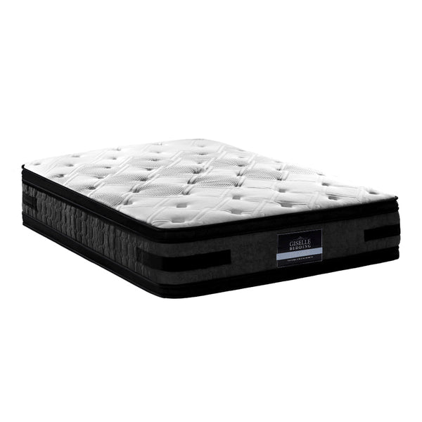 Giselle Bedding Luna Euro Top Cool Gel Pocket Spring Mattress 36cm Thick Queen Giselle Bedding