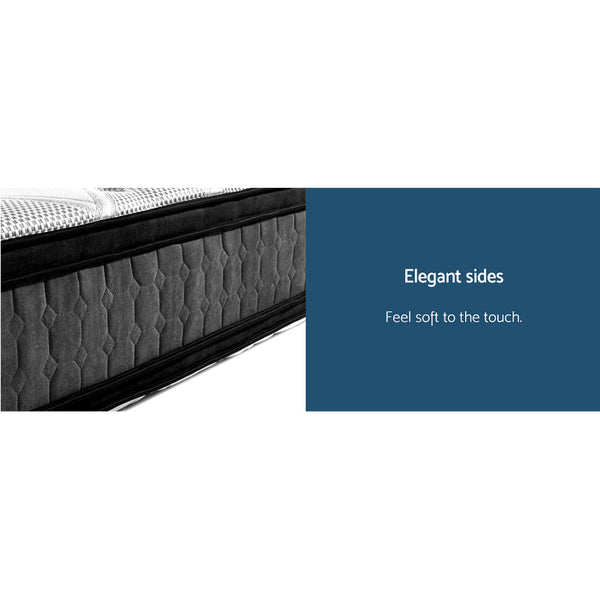 Giselle Bedding Luna Euro Top Cool Gel Pocket Spring Mattress 36cm Thick Queen Giselle Bedding