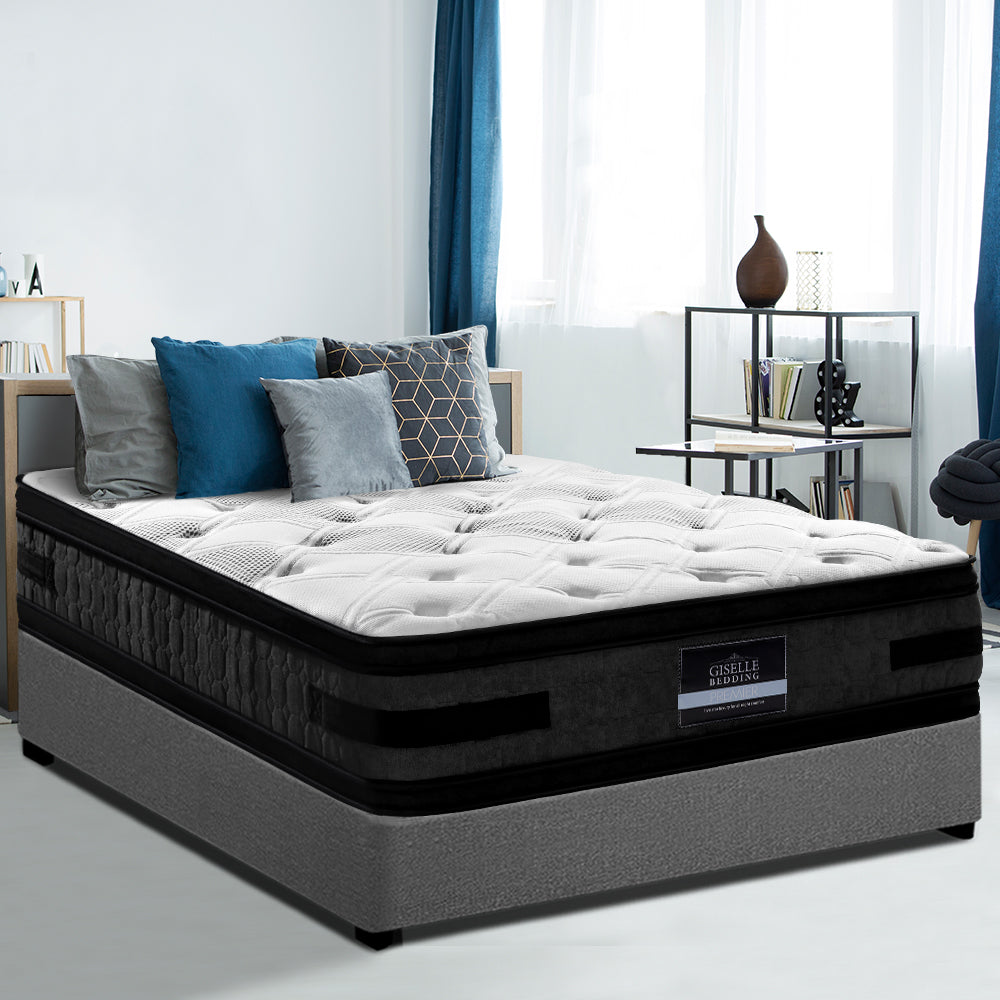 Giselle Bedding Luna Euro Top Cool Gel Pocket Spring Mattress 36cm Thick – Single Giselle Bedding