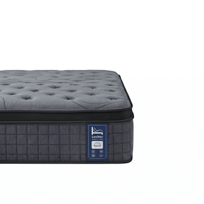 Levitex 33 cm Mattress 8.0 Extra Firm 7-Zone Pocket Spring Mattress with Dual-Row Edge Support & Breathable Knit Cover King Single