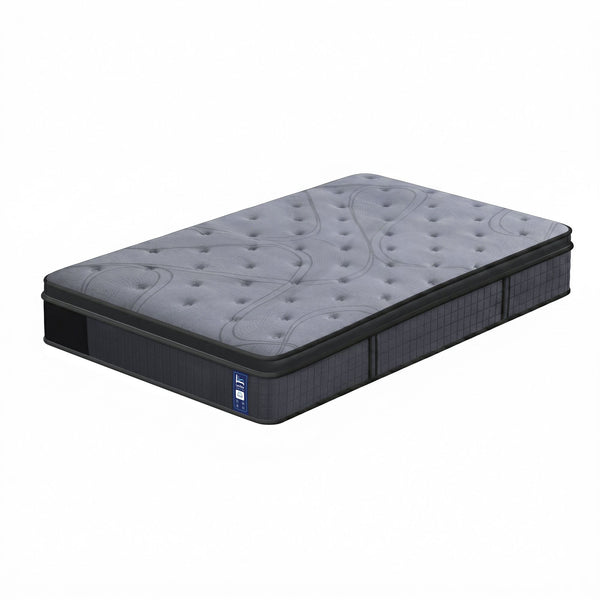 Levitex 33 cm Mattress 8.0 Extra Firm 7-Zone Pocket Spring Mattress with Dual-Row Edge Support & Breathable Knit Cover King Single Awezingly