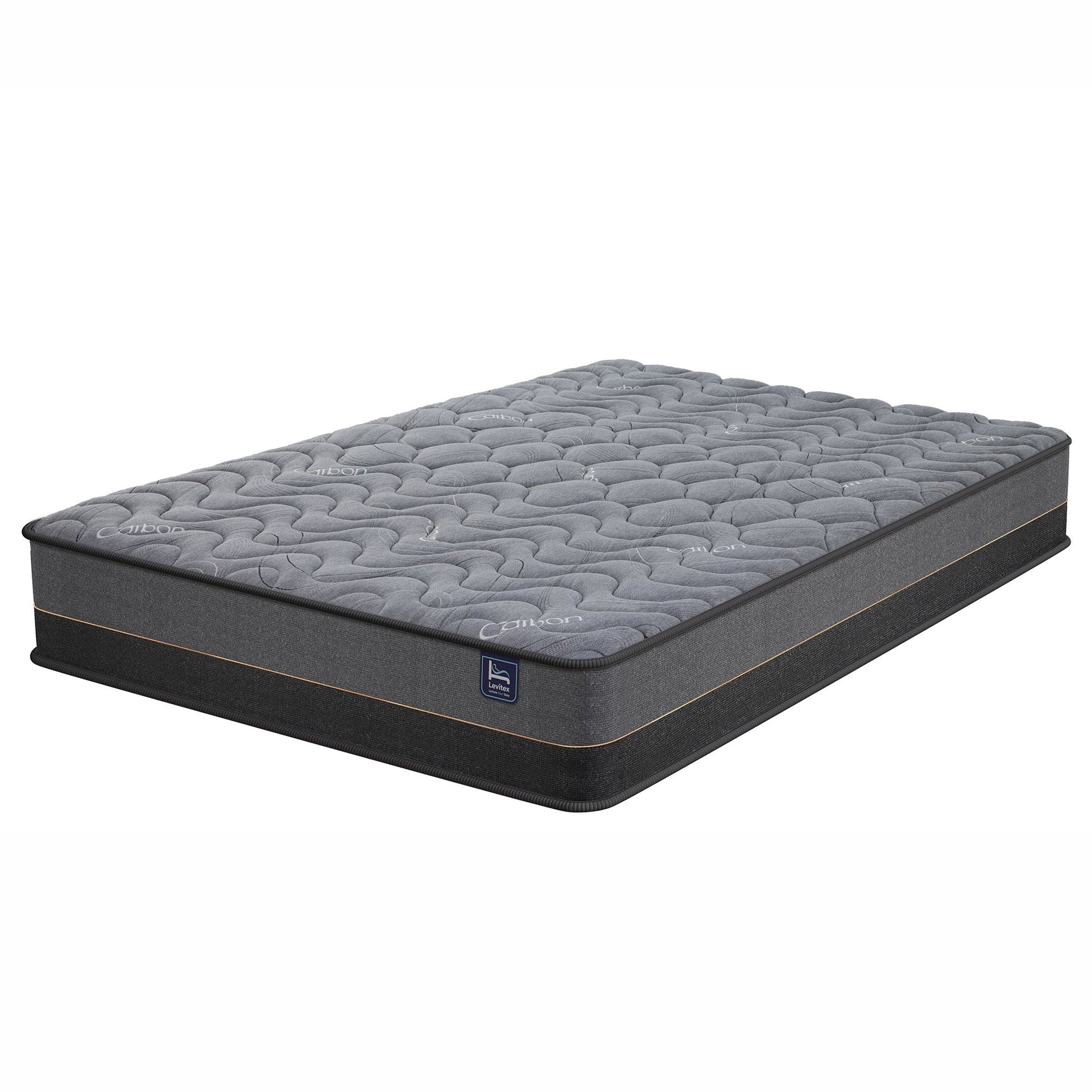 Levitex 25 cm Hybrid Pocket Spring Mattress Firm with 4cm Egg Crate Foam for Deep Sleep Bamboo Charcoal Fabric Double Awezingly