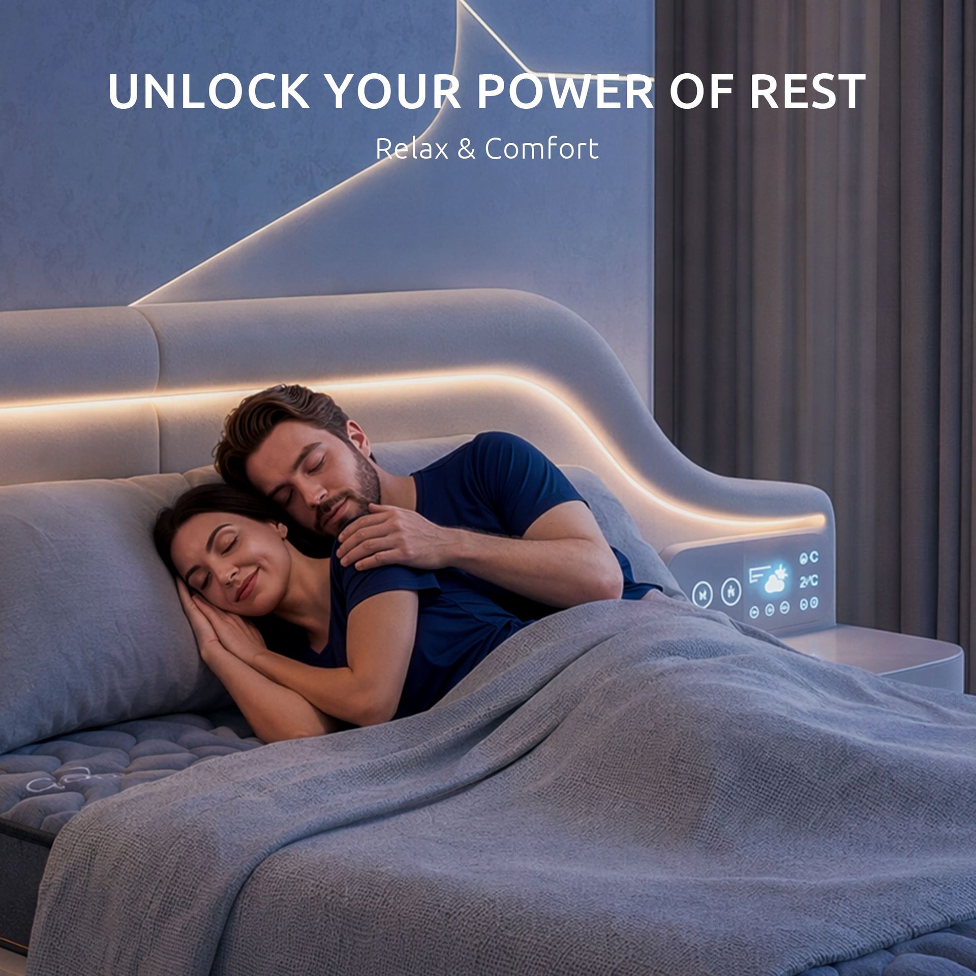 Levitex 25 cm Hybrid Pocket Spring Mattress Firm with 4cm Egg Crate Foam for Deep Sleep Bamboo Charcoal Fabric Queen Awezingly