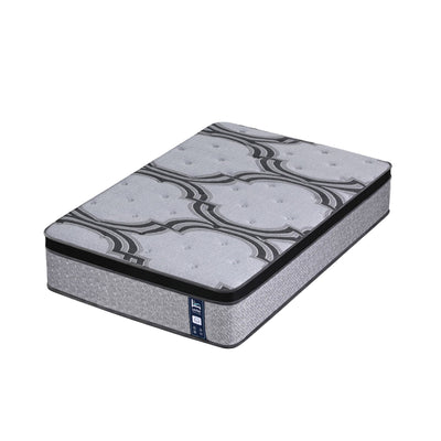 Levitex 5-Zone Pocket Spring Mattress with Latex & Memory Foam 7.5 Firm Hybrid Mattress for Extra Lumbar & Shoulder Support 34 cm Thickness King Single