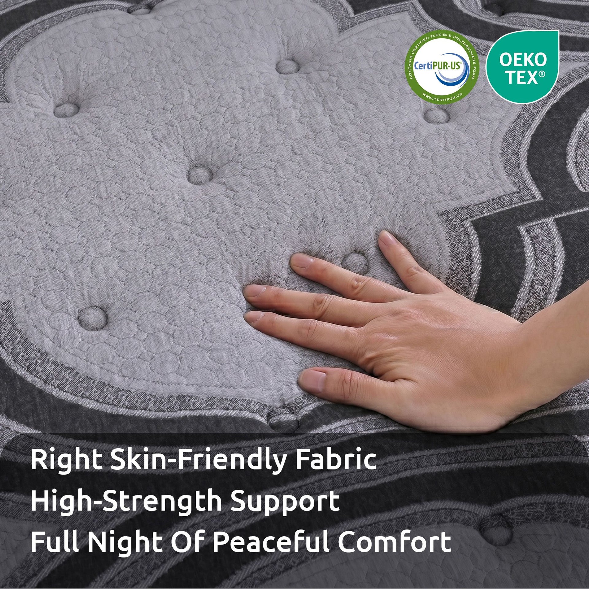 Levitex 5-Zone Pocket Spring Mattress with Latex & Memory Foam 7.5 Firm Hybrid Mattress for Extra Lumbar & Shoulder Support 34 cm Thickness King Single Awezingly