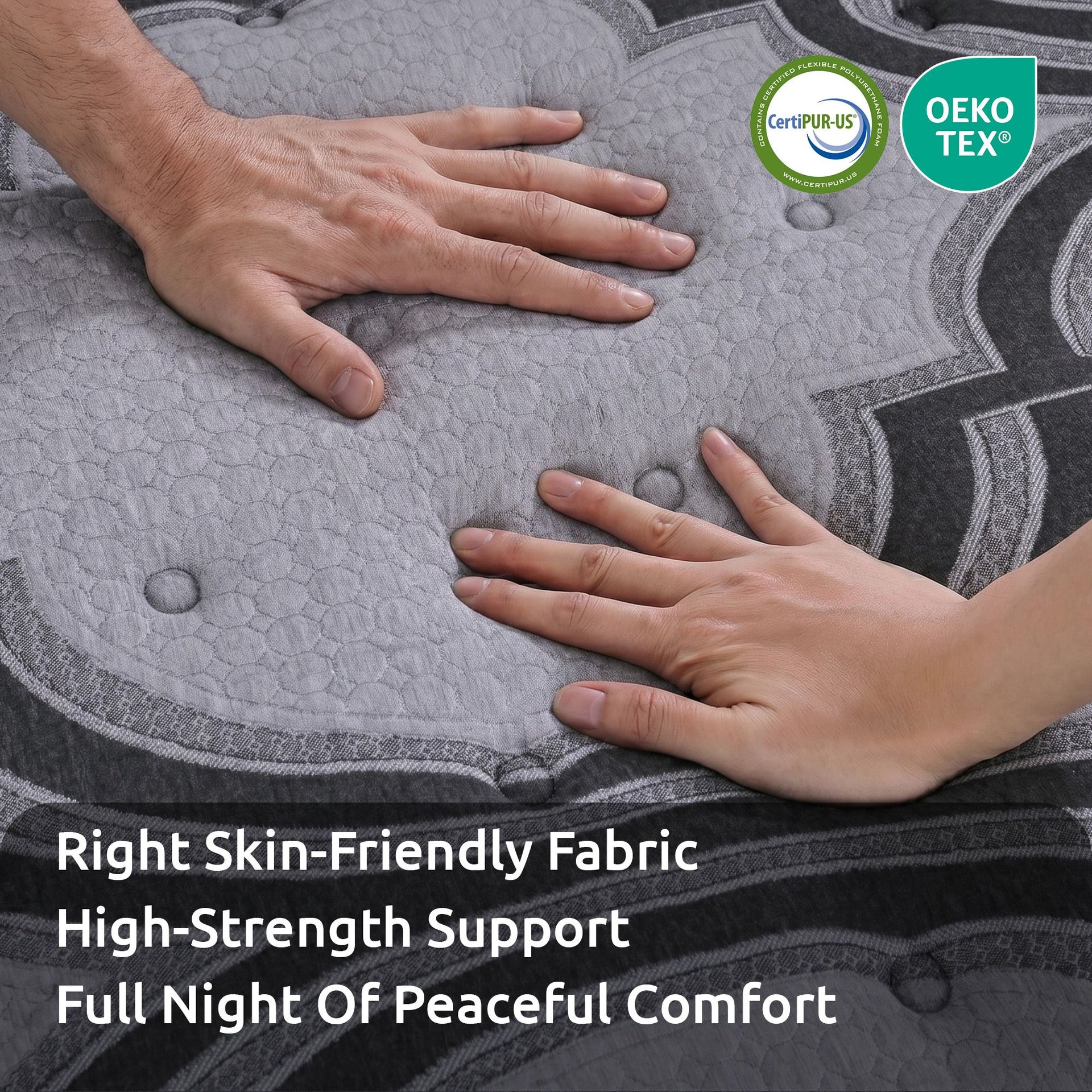 Levitex 5-Zone Pocket Spring Mattress with Latex & Memory Foam 7.5 Firm Hybrid Mattress for Extra Lumbar & Shoulder Support 34 cm Thickness Queen Awezingly