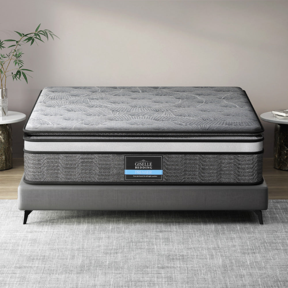 Giselle Mattress Pocket Mini Spring Mattresses Medium Firm 9-Zone Bed Queen Giselle Bedding