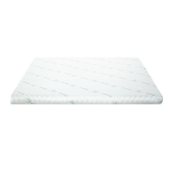 Giselle Bedding Memory Foam Mattress Topper Cool Gel Bed Mat Bamboo 10cm Double Does Not Apply
