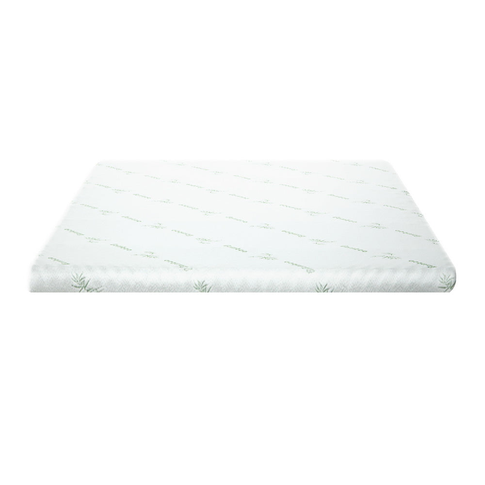 Giselle Bedding Memory Foam Mattress Topper Cool Gel Bed Mat Bamboo 10cm Single Does Not Apply