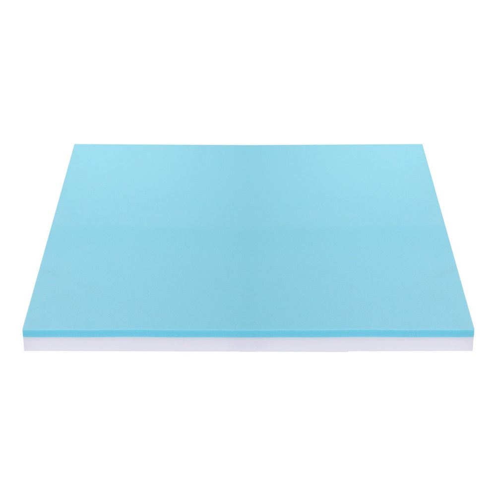 Giselle 8cm Memory Foam Mattress Topper Gel Dual Layer Foam Bamboo Double Giselle Bedding