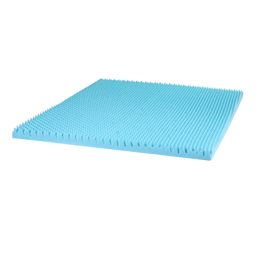 Giselle 8cm Memory Foam Mattress Topper Gel Egg Crate Foam Bamboo Double Giselle Bedding
