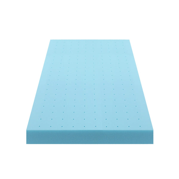 Giselle 12cm Memory Foam Mattress Topper Ventilated Cool Gel Bamboo Cover King Single Giselle Bedding