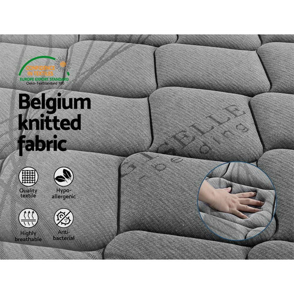 Giselle Bedding Wendell Pocket Spring Mattress 22cm Thick Queen Giselle Bedding