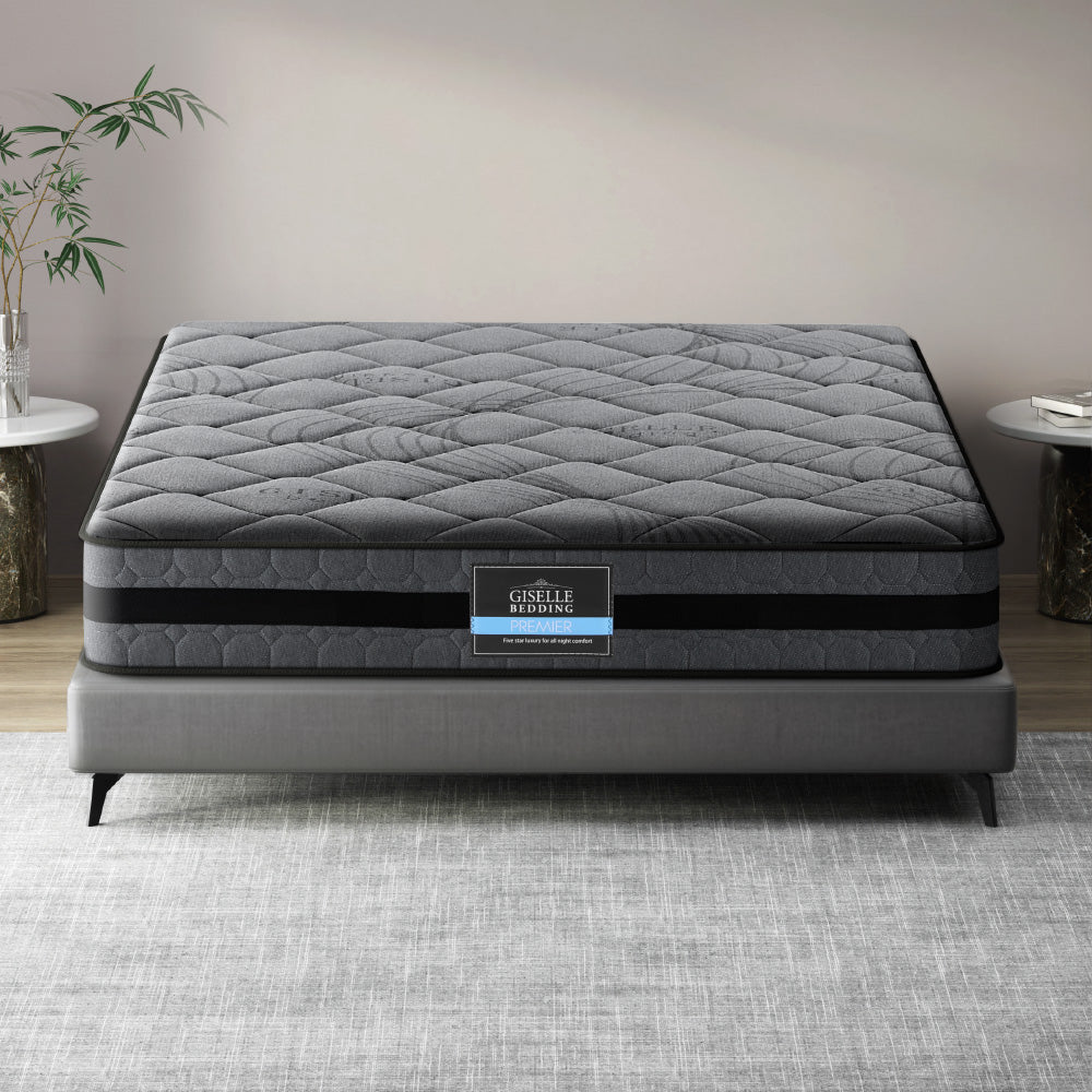 Giselle Bedding Wendell Pocket Spring Mattress 22cm Thick Queen Giselle Bedding