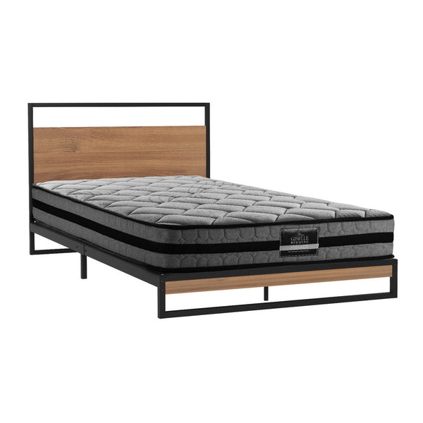 Artiss  Metal Bed Frame King Single Size Beds Platform with Mattress Artiss